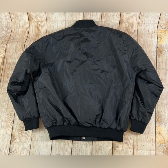 Mens NFL Super Bowl LVIII Budweiser Football Quilted Bomber Jacket Large - Picture 2 of 6